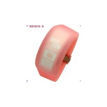 new flash pink jelly digital unisex bracelet led wrist watches