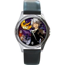 New Hot Evans Suit Soul Eater Manga Anime Leather Watch wristwatch Gift