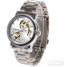 New. Kaqi Unisex Automatic Mechanical Watch W/ Stainless Steel Watch