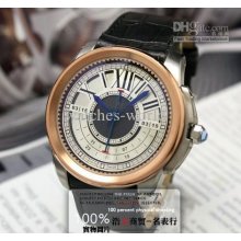 New Kdy Gold Luxury Watches White Face Automatic Mechanical Back Thr