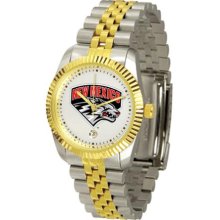 New Mexico Lobos UNM Mens Steel Executive Watch