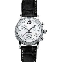 New Montblanc Medium Quartz Ladies Chronograph Watch 8456