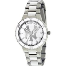 New York Yankees NY Ladies Watch - Stainless Steel Dress Watch