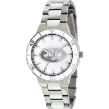 Nfl-pea-nyj York Jets Mother Of Pearl Ladies Watch By Gametime