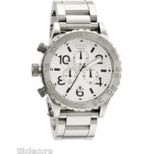 Nixon 42-20 Chrono A037 100 White Watch A037100 A037-100