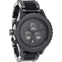 Nixon 42-20 Chrono Watch Men's Gunmetal/black Acetate A037-899