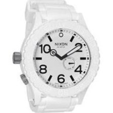 Nixon 51-30 Rubber Watch - White