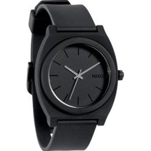 Nixon Men's A119524-00 Black Polyurethane Quartz Watch with Black Dial