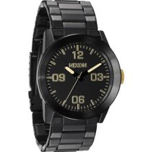 Nixon Private SS Watch - Matte Black / Gold