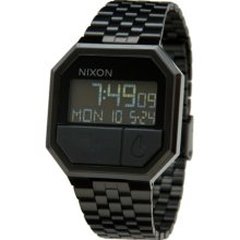 Nixon Re-Run Watch - Men's All Black, One Size