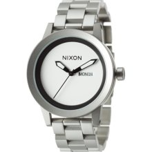 Nixon Watches Men's Spur Stainless Steel White Dial Stainless Steel W