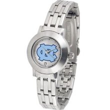 North Carolina Tarheels UNC Ladies Stainless Steel Watch