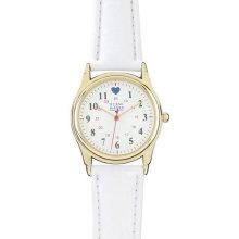 Nurse Mates Women's Shoes - Gold Basic Military Dial in Gold/White
