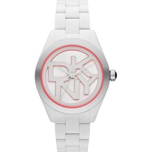 NY8753 DKNY Ladies White Coral Watch