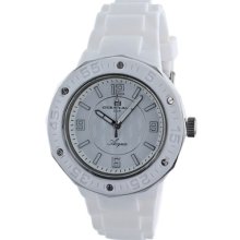 Oceanaut Watches Women's White Dial White Rubber White Rubber/White D