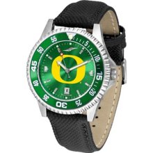 Oregon Ducks UO Mens Leather Anochrome Watch