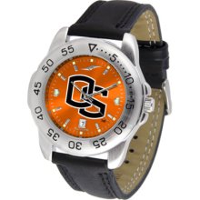 Oregon State Beavers Sport AnoChrome Men's Watch with Leather Band