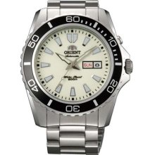 Orient Em75005r Men's Mako Xl Stainless Steel Luminous Dial 200m Dive Watch