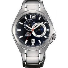 Orient Et0l002d Men's Leo Blue Dial Multi Function Automatic Watch