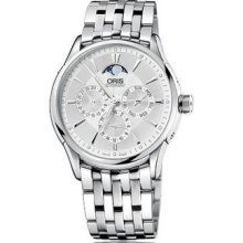 Oris 58275924091MB Watch Artelier Mens - Silver Dial