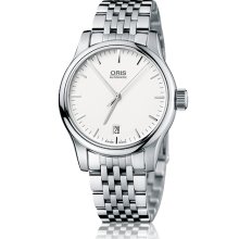 Oris Men's Classic Silver Dial Watch 733-7578-4051-07-8-18-61