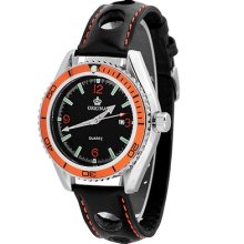 Orkina 43mm Diving Style Sport Date Quartz Noctilucent Analogue Wrist Watch