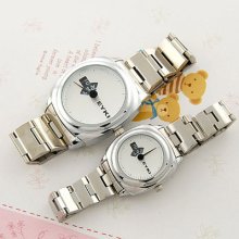 Pair Love Or Birthday Gifts Quartz Movement Steel Belt Eyki Watch