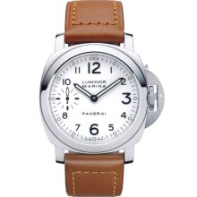 Panerai Men's Luminor Marina White Dial Watch PAM00113