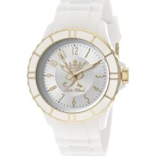 Paris Hilton Women's Flirt Silver Dial White Silicone