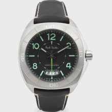 Paul Smith Green Closed Eyes Automatic Watch In Box