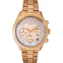 PDB007-C-25 Project D Ladies Chronograph Rose Gold Watch