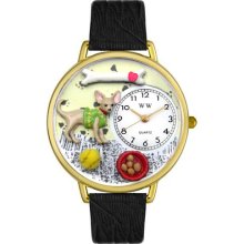 Personalized Chihuahua Unisex Watch - Gold