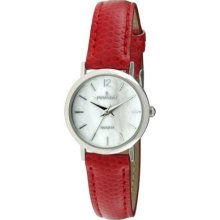 Peugeot 3030Rd Women'S 3030Rd Classic Red Leather Watch