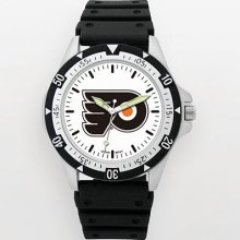 Philadelphia Flyers Option Sport Watch With Rubber Strap