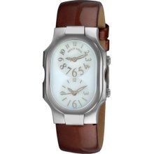 Philip Stein Ladies 'Signature' Chocolate Patent Leather Watch