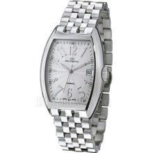 Philip Watch Swiss Made Automatic Panama Silver Dial Watch 8223850025