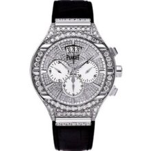 Piaget Polo Chronograph Pave Diamond Watch G0A33038