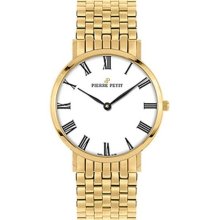 Pierre Petit Women's P-788H Serie Nizza Classic White Dial Yellow ...