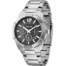 Police Men's Sincere PL.13668JS/02M Silver Stainless-Steel Quartz ...