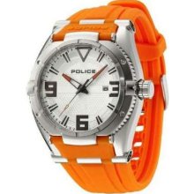 Police Raptor Men's Orange Strap 13093JS/04A Watch