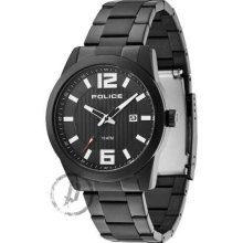 Police Trophy Men's Black Steel 13406JSB/02M Watch