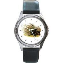 Porcupine Art Unisex Round Wrist Watch New