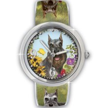 Precious Portraits Mini Schnauzer Watch