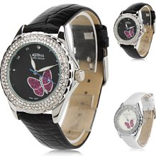 PU Women's Fashionable Analog Quartz Wrist Watch gz1022 (Assorted Colors)