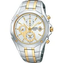 Pulsar Men`s Collection Dress Sport Chronograph Watch