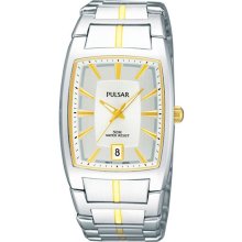 Pulsar Mens Two-Tone Dress Watch