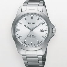 Pulsar Stainless Steel Watch - Pxh845x - Men