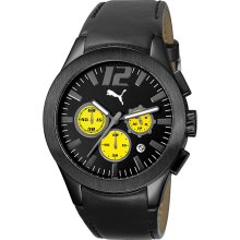 PUMA Gents 'Tire' Multifunction Watch (Black)