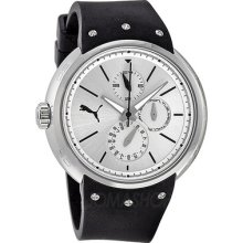 Puma Hero S Muli-function Silver Dial Stainless Steel Ladies Watch Pu102672002