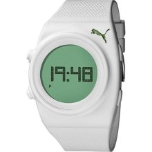 Puma Men's Active PU910851004 White Polyurethane Quartz Watch wit ...